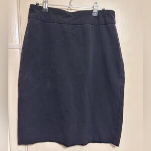 Dressbarn Classic Black Pencil Skirt